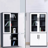 Modern File Cabinet Storage Shelves Color Block File Cabinet for Home or Office