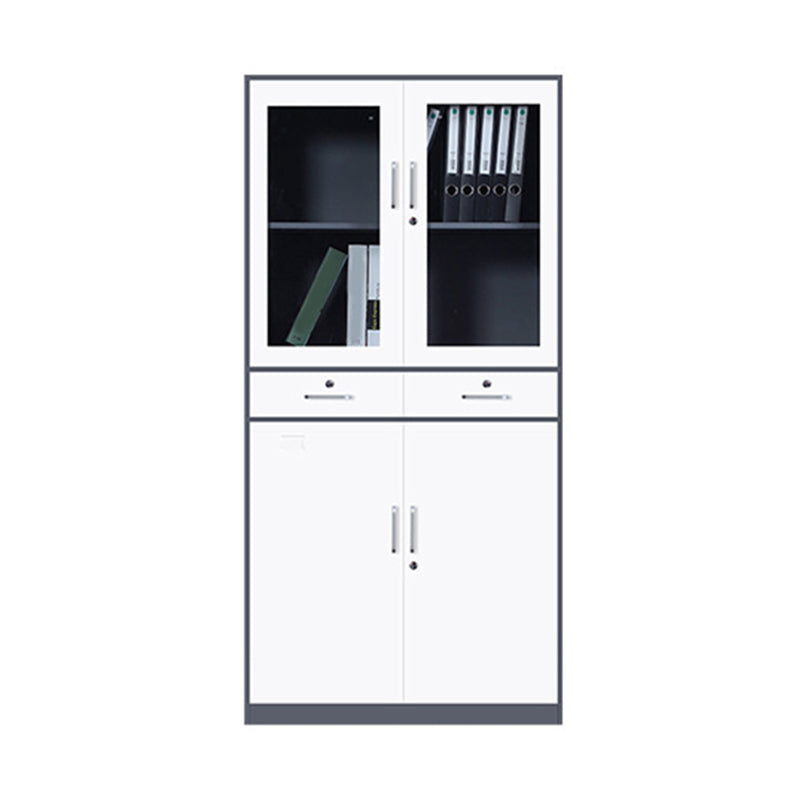 Modern File Cabinet Storage Shelves Color Block File Cabinet for Home or Office