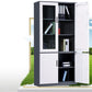 Modern File Cabinet Storage Shelves Color Block File Cabinet for Home or Office