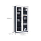 Modern File Cabinet Storage Shelves Color Block File Cabinet for Home or Office