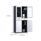 Modern File Cabinet Storage Shelves Color Block File Cabinet for Home or Office