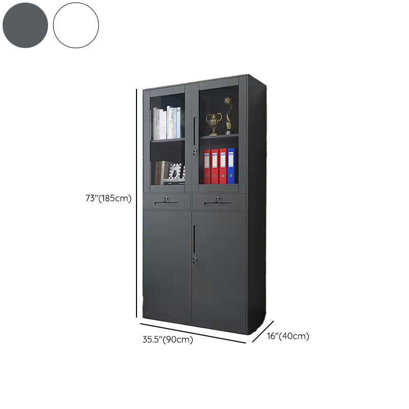 現代のファイルキャビネット保管棚付きの垂直金属ファイルキャビネット