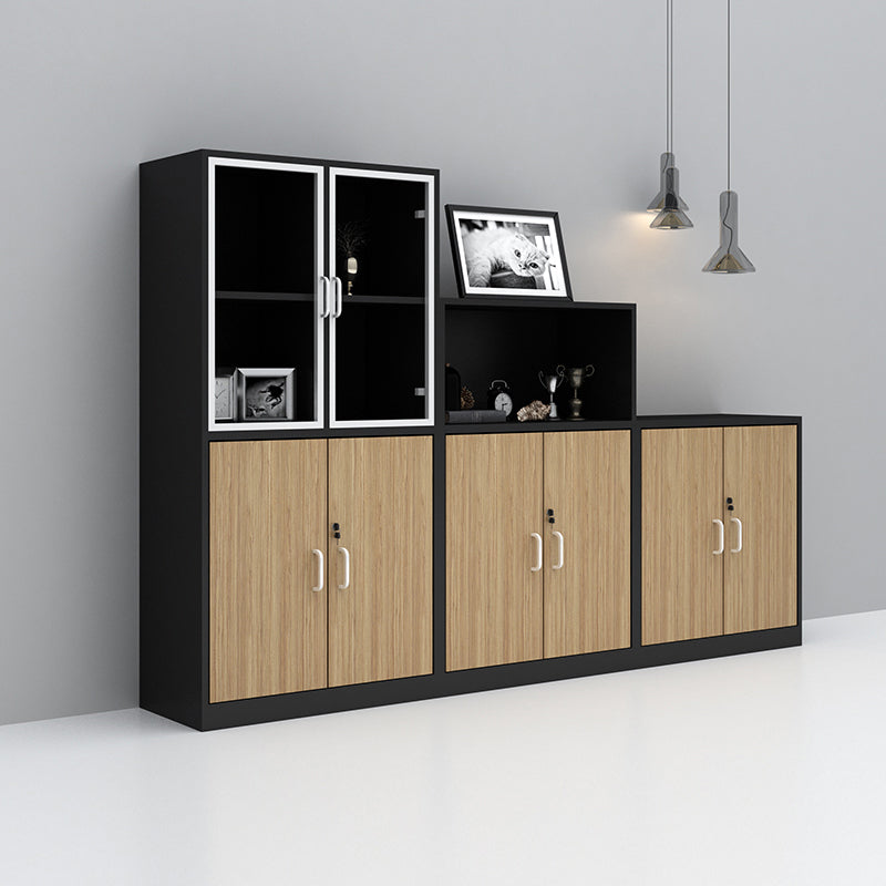 Nordic Style File Cabinets Solid Wood Horizontal File Cabinet with Key Lock Office Clearhalo 'Filing Cabinets' 'filling_cabinets' 'furn' 'furn_filling_cabinets' 'Furniture' 'Office Furniture' 6351173