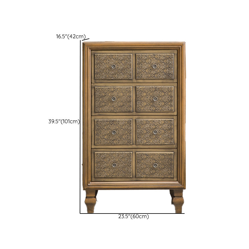 Traditional Storage Chest Solid Wood Storage Chest Dresser with 3/5/4 Drawers