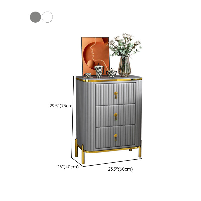 Glam Vertical Stone Storage Chest Bedroom Chest with Drawers Clearhalo 'Bedroom Furniture' 'Dressers & Chests' 'dressers_chests' 'furn' 'furn_dressers_chests' 'Furniture' 6351704