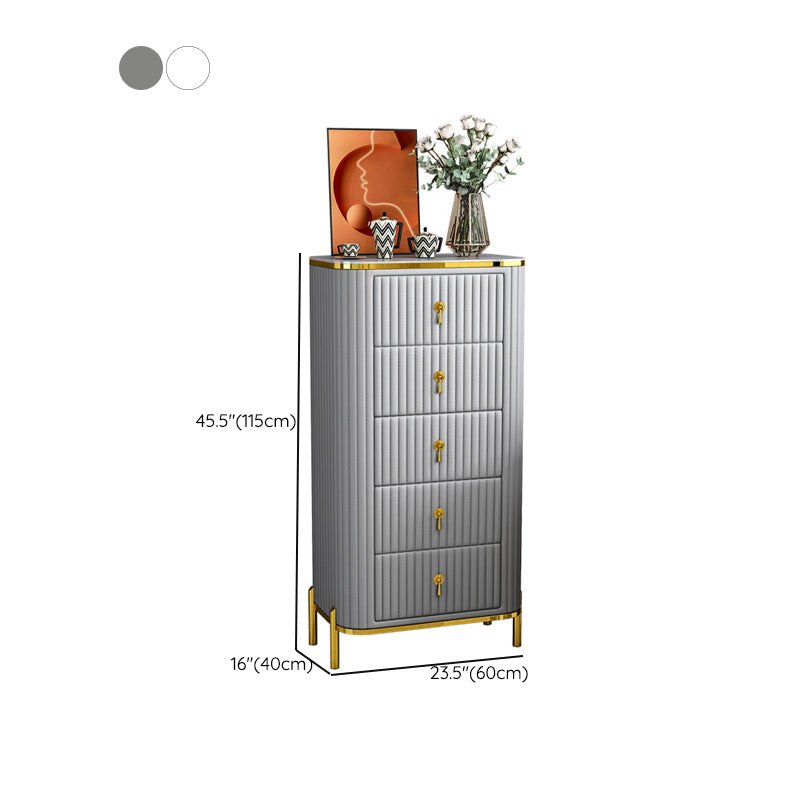 Glam Vertical Stone Storage Chest Bedroom Chest with Drawers Clearhalo 'Bedroom Furniture' 'Dressers & Chests' 'dressers_chests' 'furn' 'furn_dressers_chests' 'Furniture' 6351706