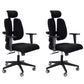 Modern Desk Chair Mesh Executiver Chair High-Back Chair in Black 2 Piece Set Clearhalo 'furn' 'furn_office_chair' 'Furniture' 'Office Chairs' 'Office Furniture' 'office_chair' 6352161