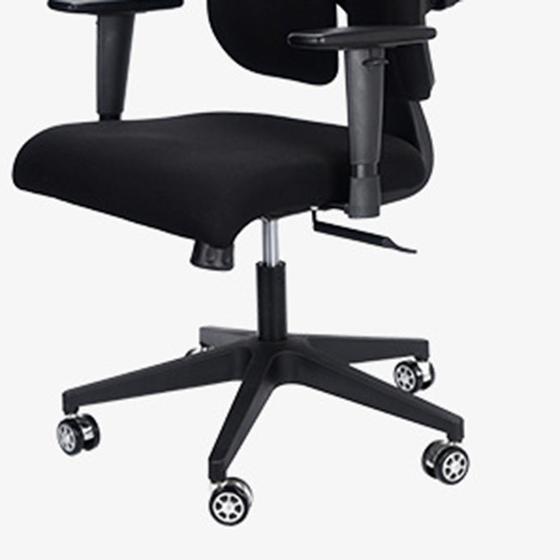 Modern Desk Chair Mesh Executiver Chair High-Back Chair in Black Clearhalo 'furn' 'furn_office_chair' 'Furniture' 'Office Chairs' 'Office Furniture' 'office_chair' 6352166