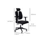 Modern Desk Chair Mesh Executiver Chair High-Back Chair in Black Clearhalo 'furn' 'furn_office_chair' 'Furniture' 'Office Chairs' 'Office Furniture' 'office_chair' 6352170