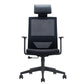 Silla contemporánea de microfibra, sillón con respaldo alto para conferencias