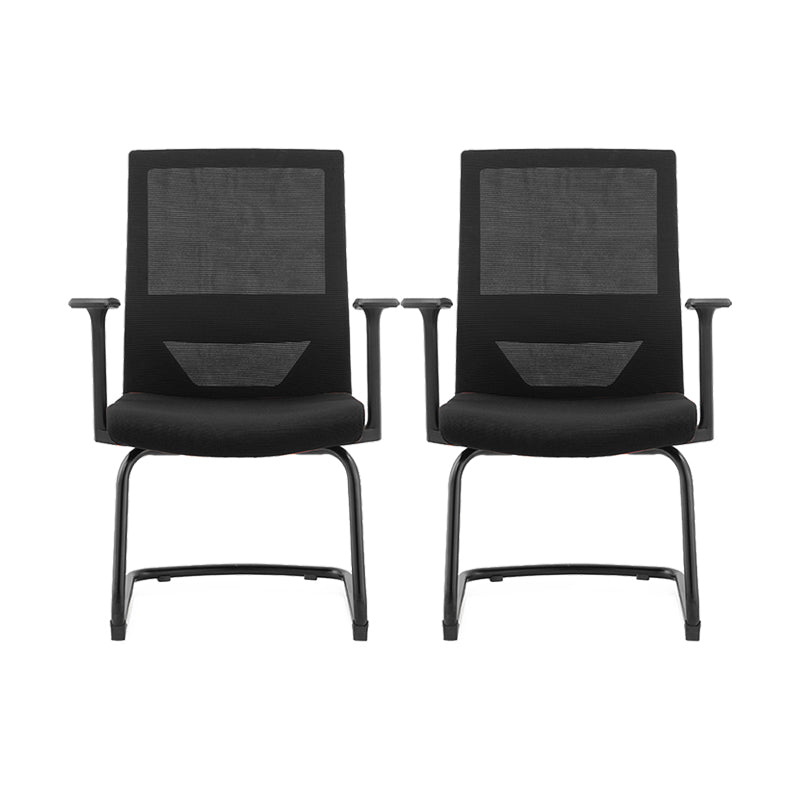Silla contemporánea de microfibra, sillón con respaldo alto para conferencias