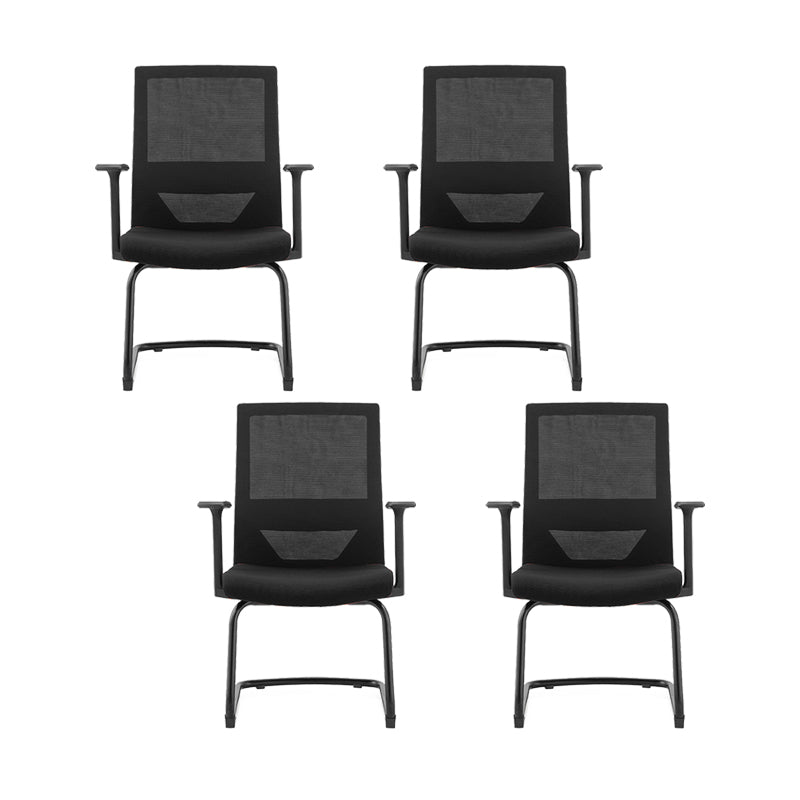 Silla contemporánea de microfibra, sillón con respaldo alto para conferencias