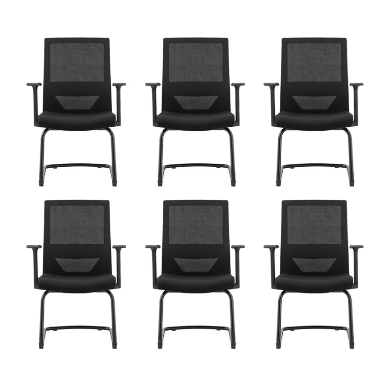 Silla contemporánea de microfibra, sillón con respaldo alto para conferencias