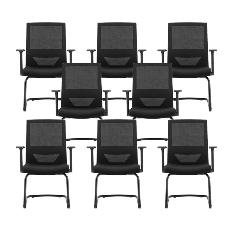Silla contemporánea de microfibra, sillón con respaldo alto para conferencias