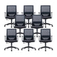 Silla contemporánea de microfibra, sillón con respaldo alto para conferencias