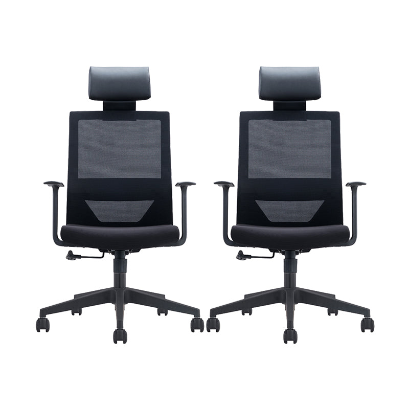 Silla contemporánea de microfibra, sillón con respaldo alto para conferencias
