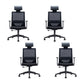 Silla contemporánea de microfibra, sillón con respaldo alto para conferencias