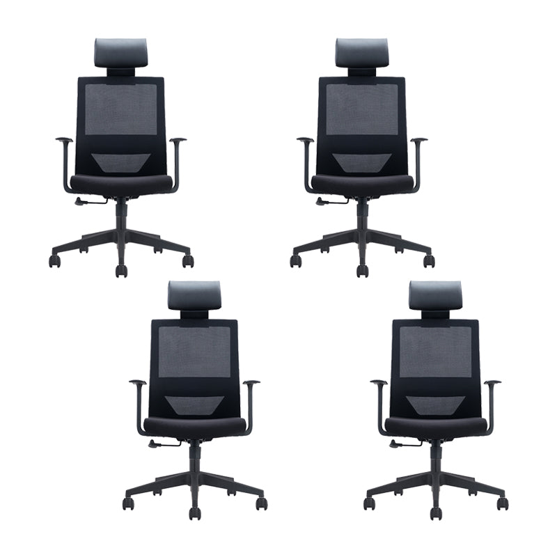 Silla contemporánea de microfibra, sillón con respaldo alto para conferencias