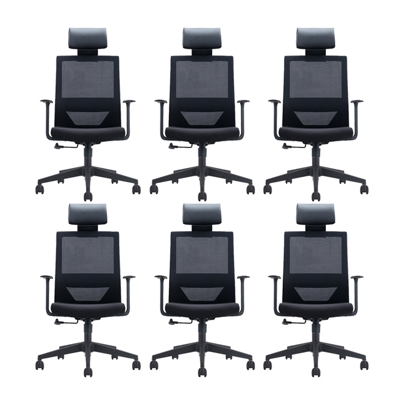 Silla contemporánea de microfibra, sillón con respaldo alto para conferencias