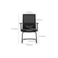 Silla contemporánea de microfibra, sillón con respaldo alto para conferencias