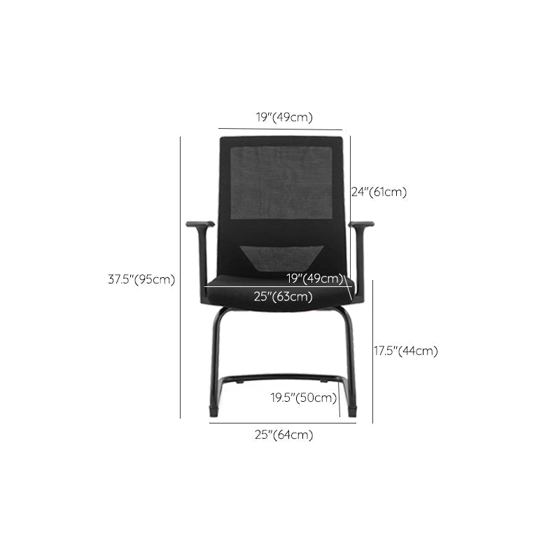 Silla contemporánea de microfibra, sillón con respaldo alto para conferencias