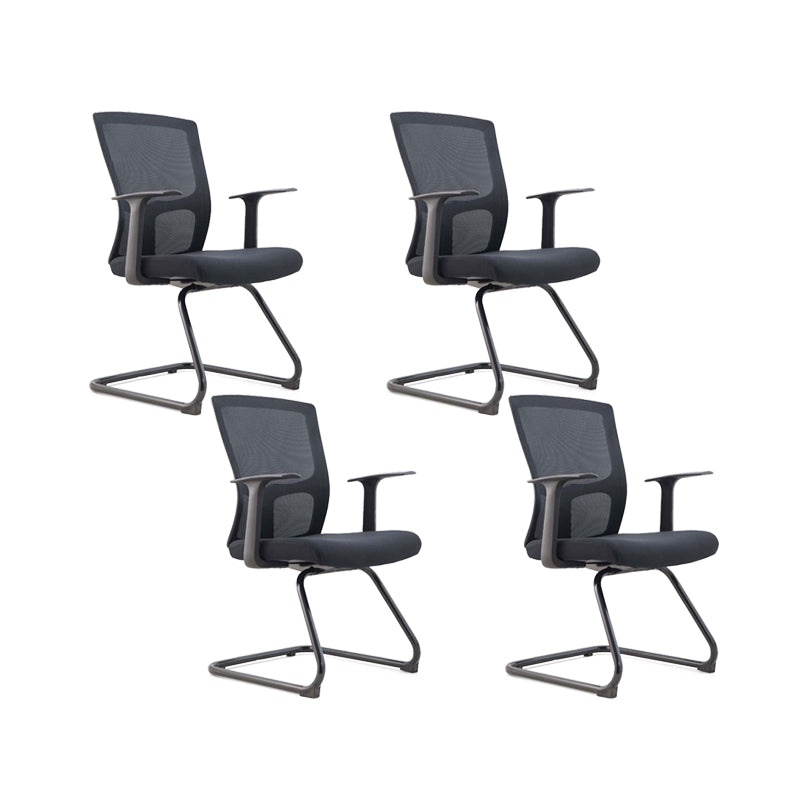 Silla de microfibra contemporánea Task Mid-Back Silla de escritorio para oficina