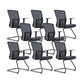 Silla de microfibra contemporánea Task Mid-Back Silla de escritorio para oficina