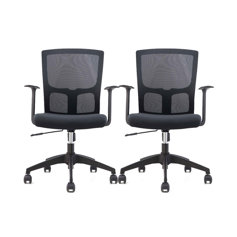 Silla de microfibra contemporánea Task Mid-Back Silla de escritorio para oficina