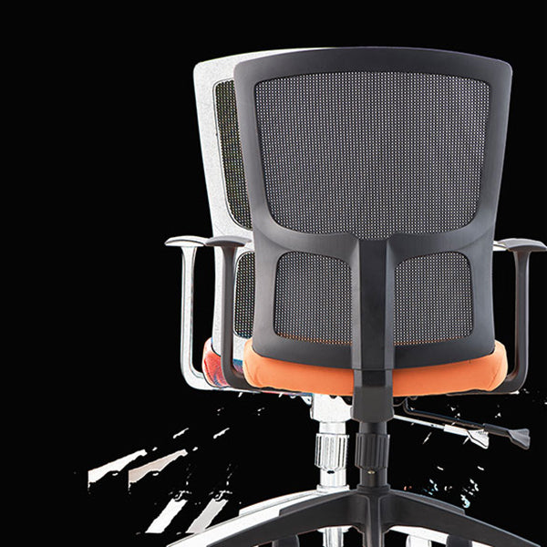 Silla de microfibra contemporánea Task Mid-Back Silla de escritorio para oficina