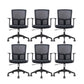 Silla de microfibra contemporánea Task Mid-Back Silla de escritorio para oficina