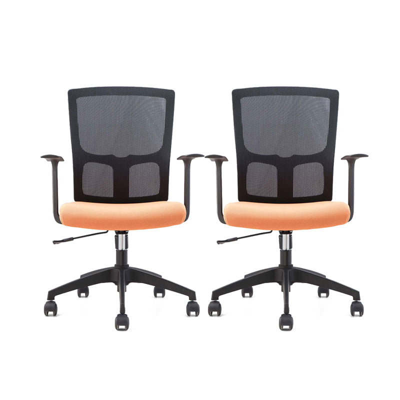 Silla de microfibra contemporánea Task Mid-Back Silla de escritorio para oficina