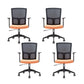 Silla de microfibra contemporánea Task Mid-Back Silla de escritorio para oficina