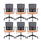 Silla de microfibra contemporánea Task Mid-Back Silla de escritorio para oficina