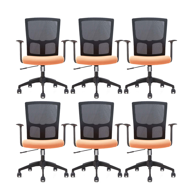 Silla de microfibra contemporánea Task Mid-Back Silla de escritorio para oficina