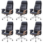 27" Wide Contemporary Managers Chair Tufted Leather Executive Chair Black 6 Piece Set Clearhalo 'furn' 'furn_office_chair' 'Furniture' 'Office Chairs' 'Office Furniture' 'office_chair' 6352345