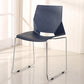 19" Wide Contemporary Desk Chair No Wheels Armless Conference Chair Clearhalo 'furn' 'furn_office_chair' 'Furniture' 'Office Chairs' 'Office Furniture' 'office_chair' 6352425