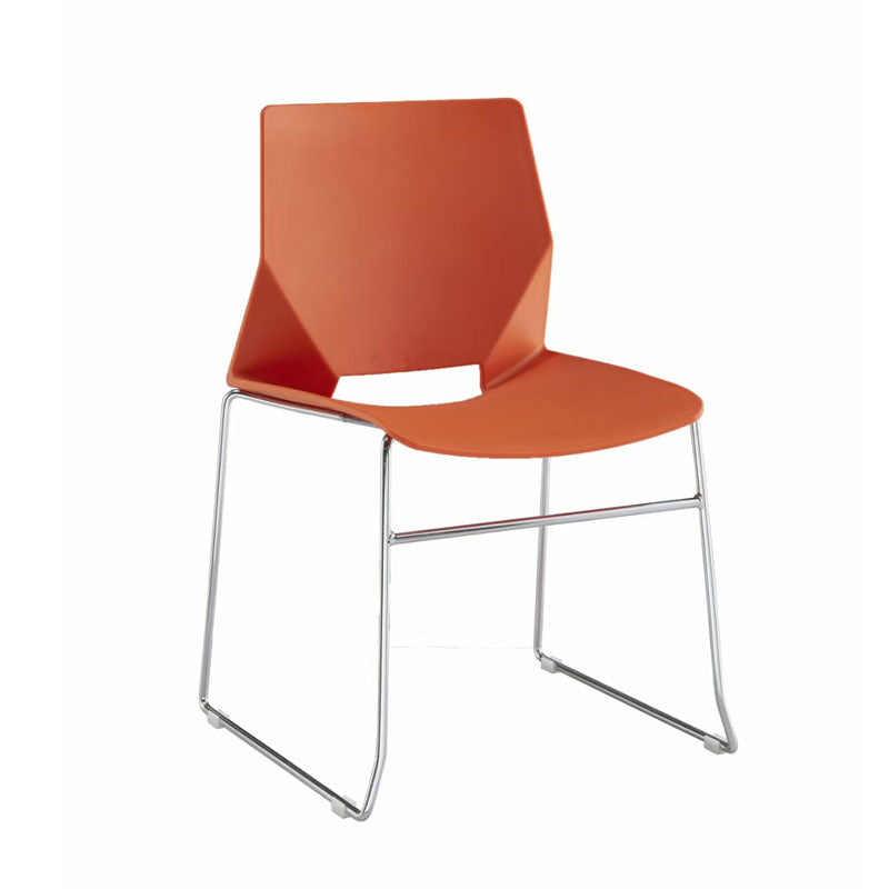 19" Wide Contemporary Desk Chair No Wheels Armless Conference Chair Clearhalo 'furn' 'furn_office_chair' 'Furniture' 'Office Chairs' 'Office Furniture' 'office_chair' 6352437