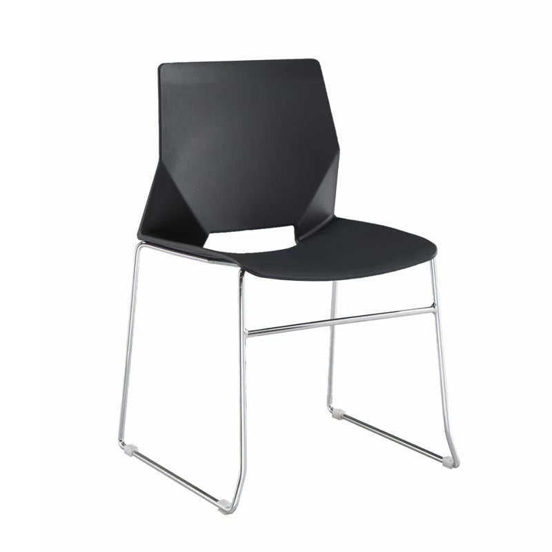 19" Wide Contemporary Desk Chair No Wheels Armless Conference Chair Clearhalo 'furn' 'furn_office_chair' 'Furniture' 'Office Chairs' 'Office Furniture' 'office_chair' 6352442