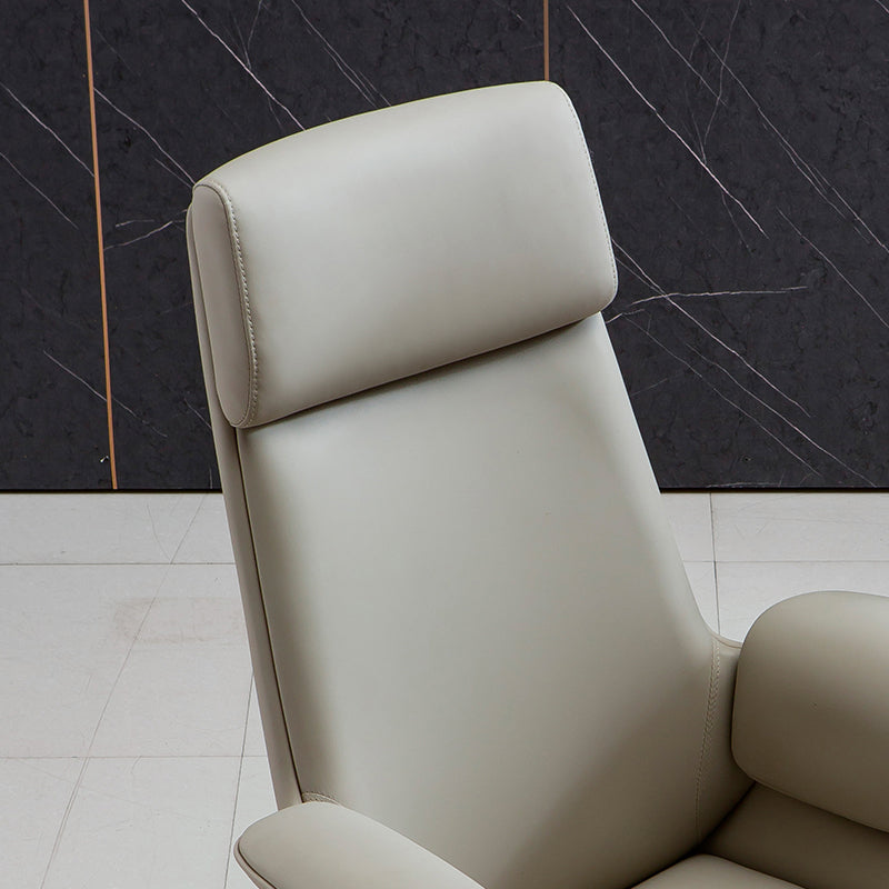 ハイバックアームレスエグゼクティブチェアフェイクレザーマネージャーチェア