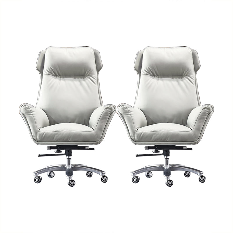 Moderner Executive Swivel Office Chair High Back Armless Manager Stuhl