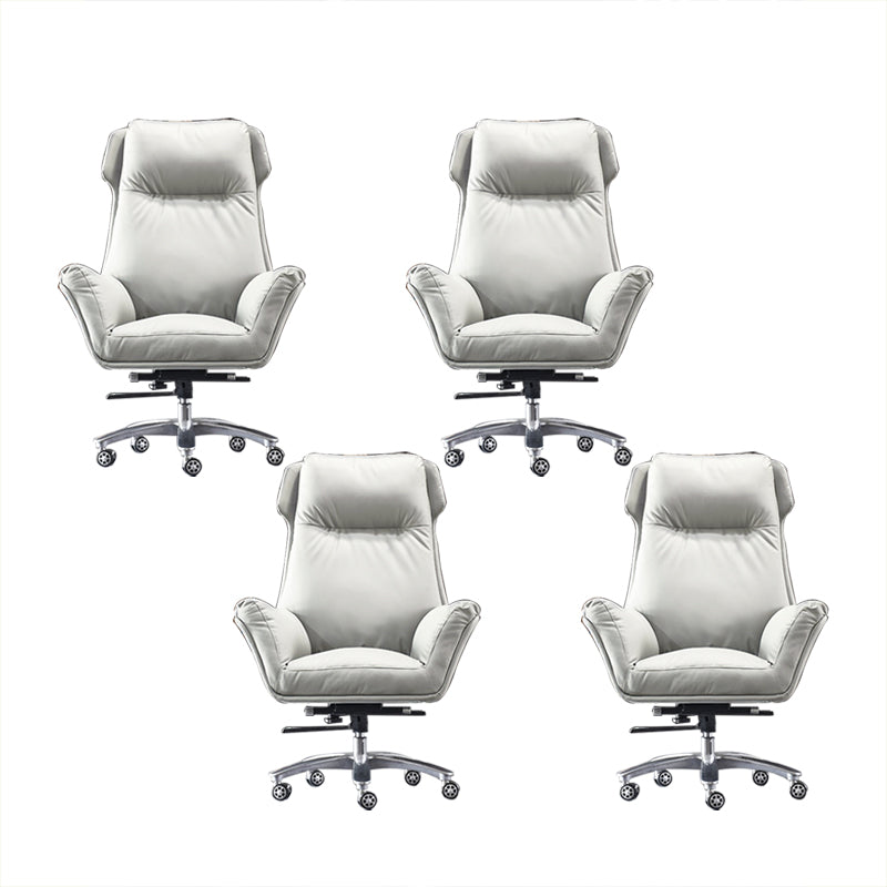 Moderner Executive Swivel Office Chair High Back Armless Manager Stuhl