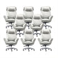 Moderner Executive Swivel Office Chair High Back Armless Manager Stuhl
