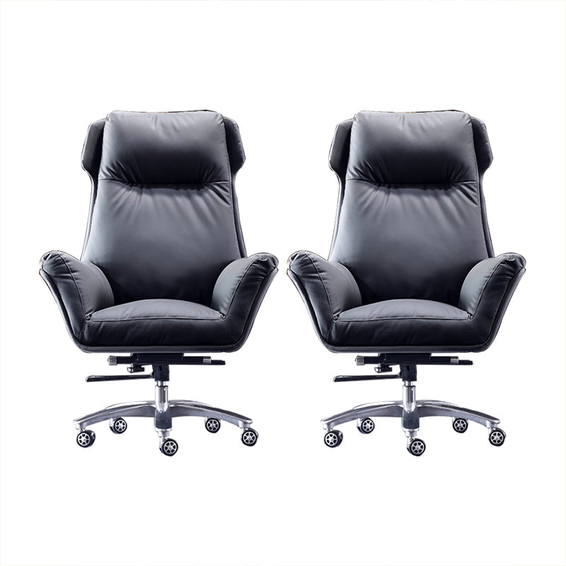 Moderner Executive Swivel Office Chair High Back Armless Manager Stuhl