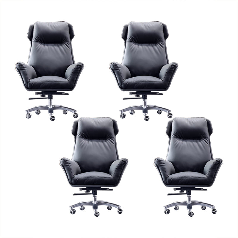 Moderner Executive Swivel Office Chair High Back Armless Manager Stuhl