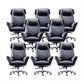 Moderner Executive Swivel Office Chair High Back Armless Manager Stuhl