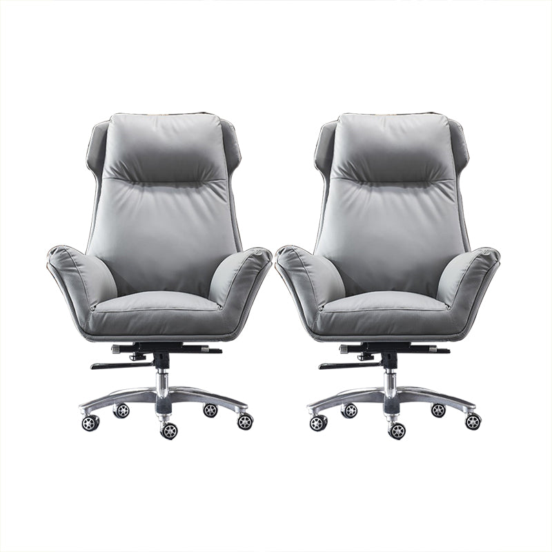 Moderner Executive Swivel Office Chair High Back Armless Manager Stuhl