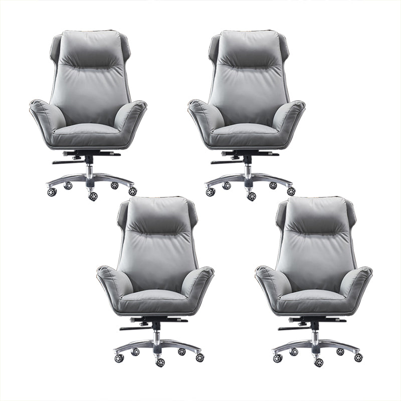 Moderner Executive Swivel Office Chair High Back Armless Manager Stuhl