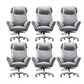Moderner Executive Swivel Office Chair High Back Armless Manager Stuhl