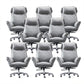 Moderner Executive Swivel Office Chair High Back Armless Manager Stuhl