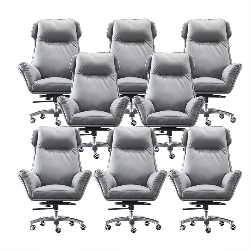 Moderner Executive Swivel Office Chair High Back Armless Manager Stuhl